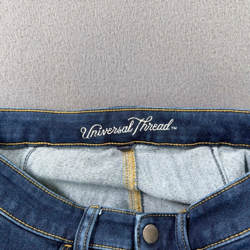 Universal Thread Bootcut Jeans Womens 8/29R Dark Wash Y2K 30x33 Denim Flare - Picture 4 of 10